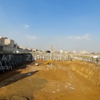 پروژه گودبرداری و پایدارسازی ساختمان چهاردانگه